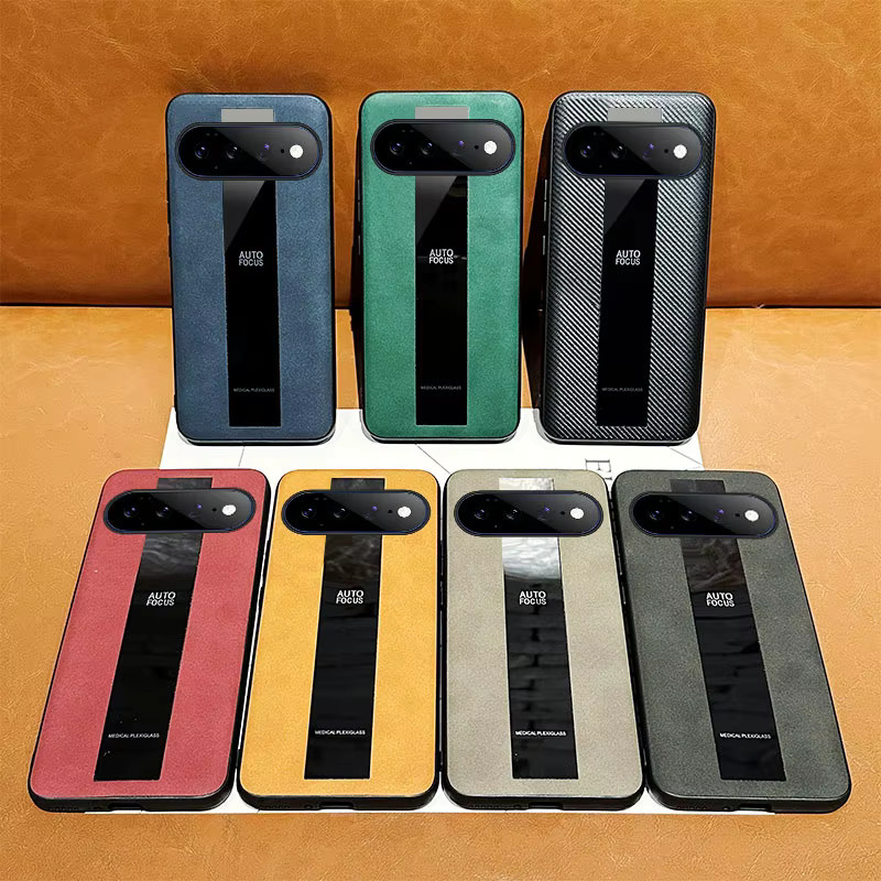 Luxus-Schutzhülle aus Wildlederimitat für Google Pixel 11 10 9 8 Pro XL 10A in Blau mit Business-Design und rutschfester Rückseite - Bild 3