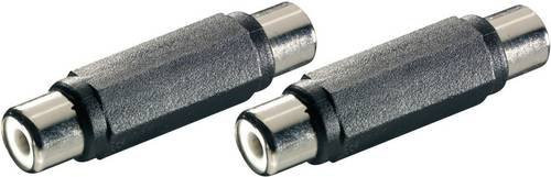 SpeaKa Professional SP-7869816 Cinch Audio Adapter 1x Cinch-Buchse auf 1x Cinch-Buchse Schwarz - Bild 1