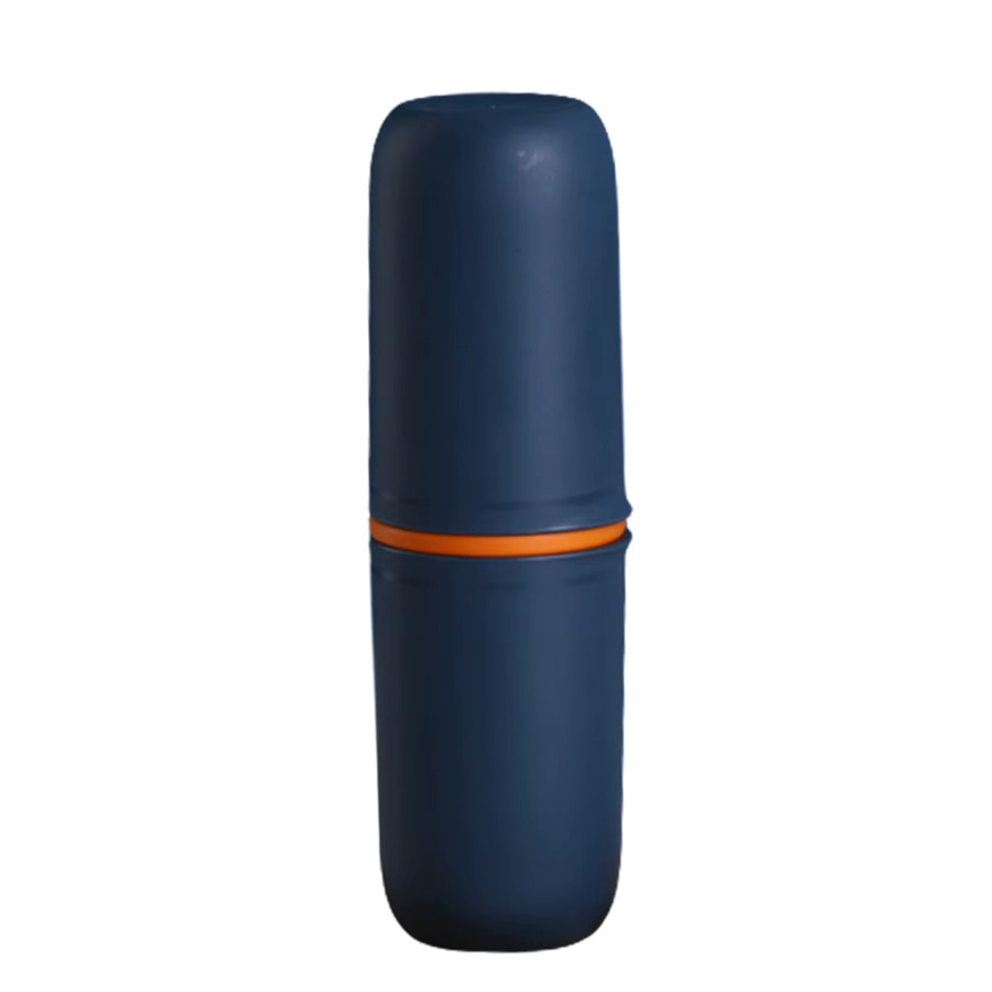 Blauer Zahnbürstenhalter aus Kunststoff als Organizer mit großer Kapazität für Bad und Küche, Breite: 20,0 cm, Tiefe: 5,0 cm - Bild 2