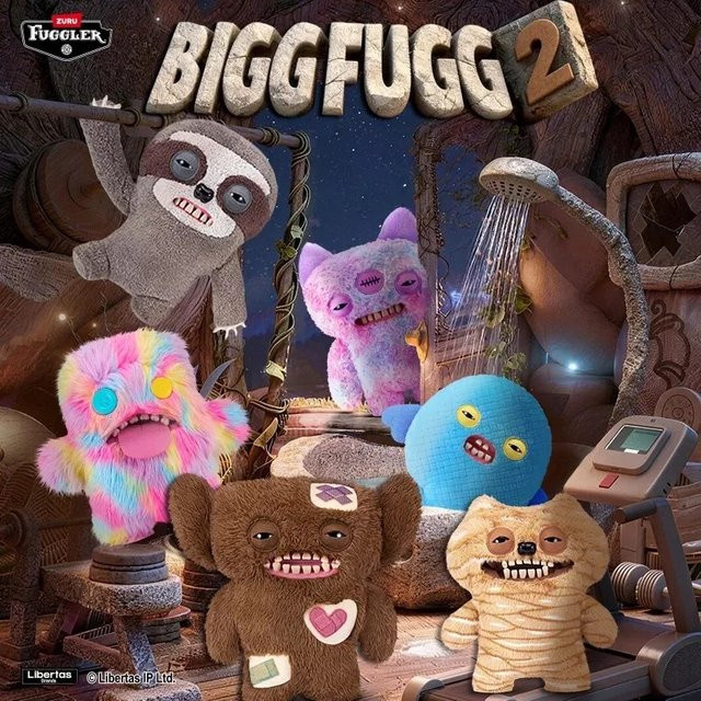 Fugglers Big Fugg Riesen-Faultier, Plüschtier, 48cm - Bild 1