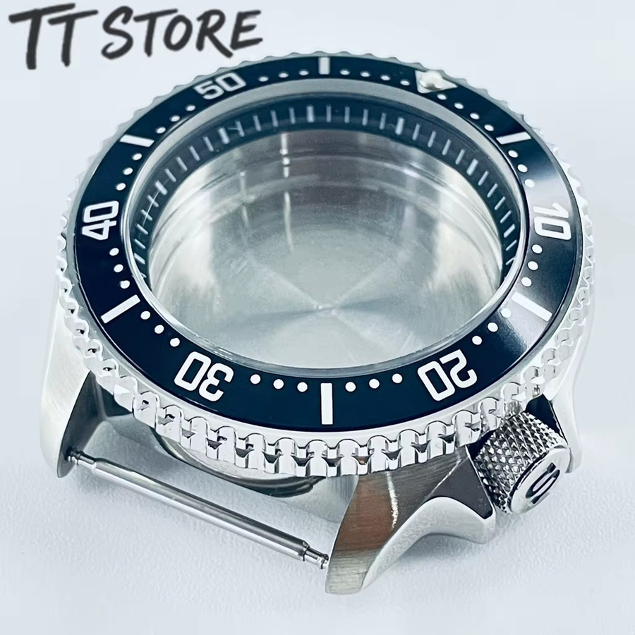 CHIKUANG Uhrengehäuse Edelstahl, Schwarz, Herren, 42 mm - Bild 3