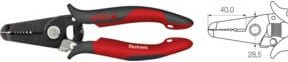 Wiha Abisolierzange Electronic Z 49 7 03 in Rot für Drähte 0,4 bis 1,3 mm (AWG 26 - 16), Länge: 165 mm - Bild 2