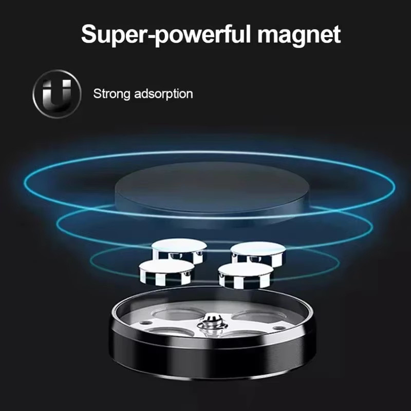 Magnetischer Autotelefonhalter in Gold für iPhone, Samsung, Xiaomi und Huawei zur Befestigung am Armaturenbrett oder an Wänden - Bild 4