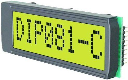 DISPLAY VISIONS 7-Segment-Anzeige Gelb 11.48mm 5V 1-Ziffer EADIP081-CNLED - Bild 1