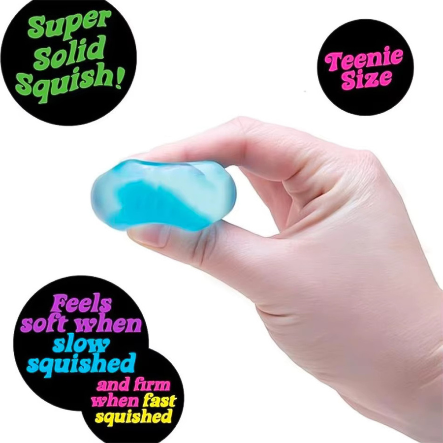 Needoh Nice Cube Squishy Fidget Toy, Sensorisches Stressabbau-Spielzeug - Bild 2