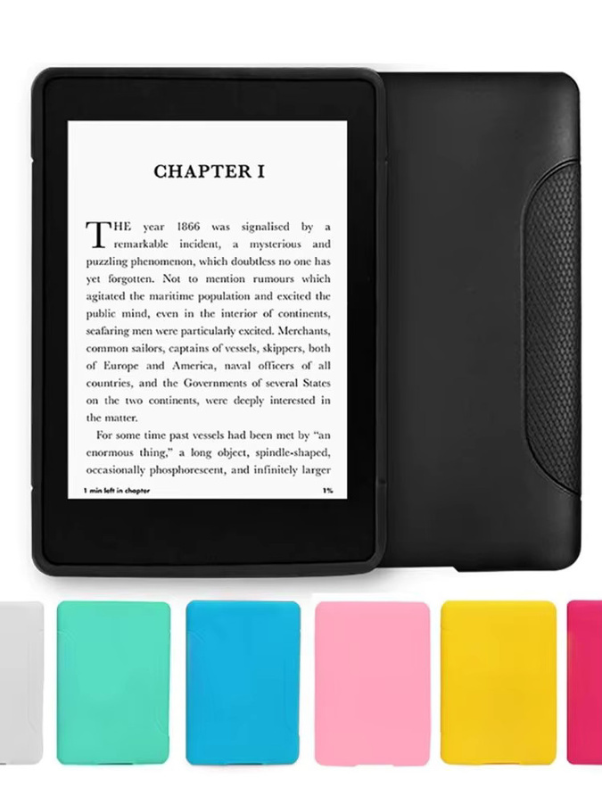Schutzhülle aus weichem Silikon für Amazon Kindle 2022 11. Generation 6 Zoll in Schwarz - Bild 2