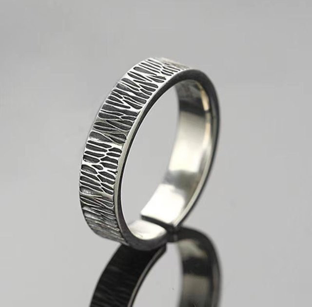Ring Allbestart, Zinklegierung, gray, Herren - Bild 1