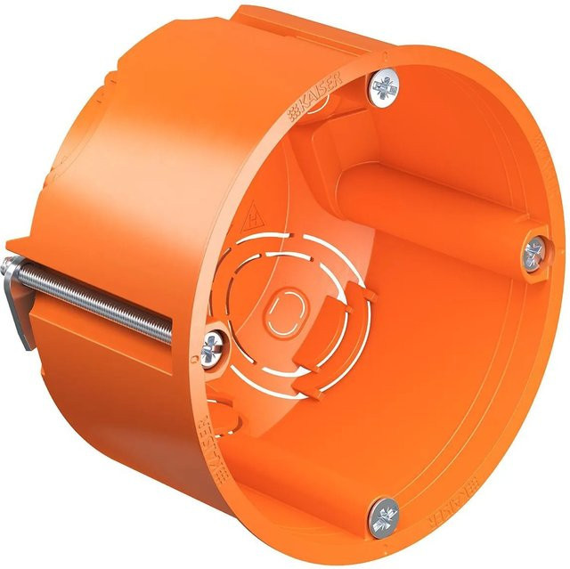 Kaiser Hohlwand-Gerätedose 9063-02 Orange, 25 Stück - Bild 1