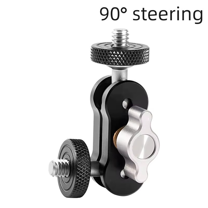 Universelle Mini Magic Arm Verstellhalterung aus Aluminiumlegierung in Schwarz für Fotografie und Handy-Zubehör - Bild 2