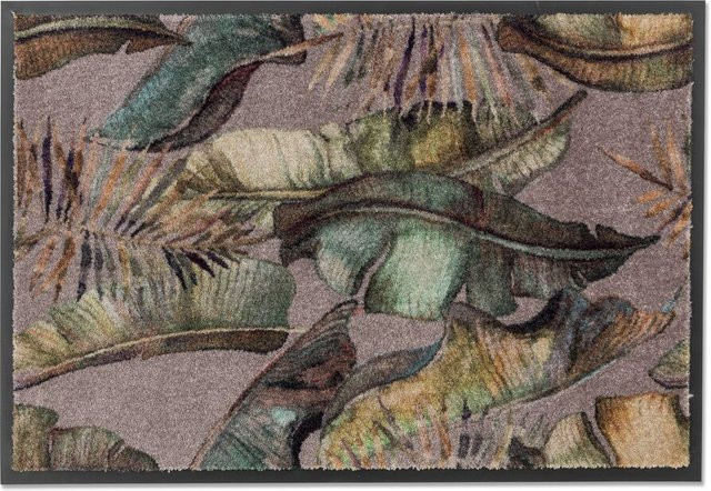 Fußmatte SCHÖNER WOHNEN MIAMI in Braun und Beige mit grafischem Design, rutschfest und waschbar, Rechteckig, B/T: 100 x 67 cm - Bild 1