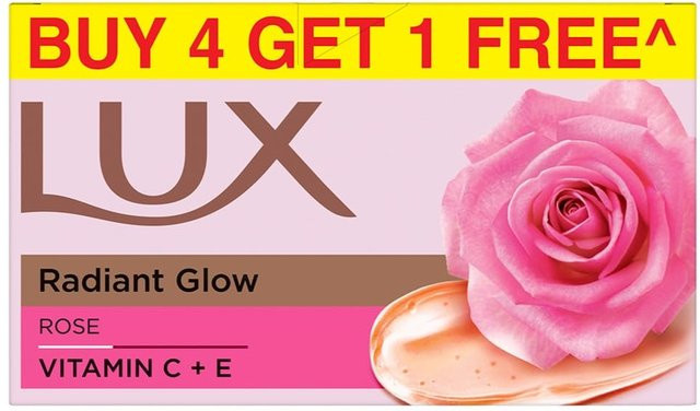 Lux Radiant Glow Duschseife mit Vitamin C, 150g - Bild 1