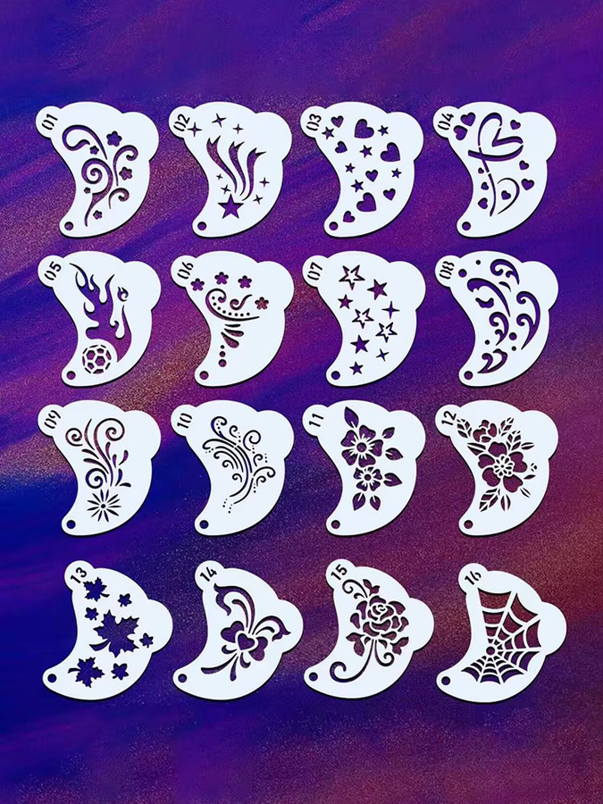 HELTC Augenbrauen Tattoo Schablone, DIY Make-up Tool - Bild 6