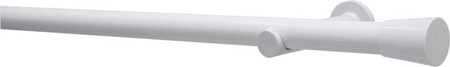 Gardinia Gardinenstangen-Set Korfu Weiß Ø 28 mm 1-Lauf 240 cm - Bild 1