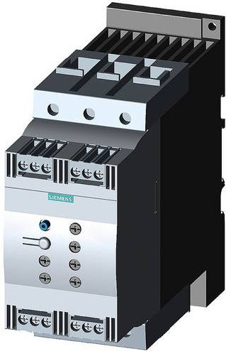 Siemens Sanftstarter 3RW4046-1TB04 in Grau, Motorleistung 45 kW bei 400 V, Nennstrom 80 A - Bild 1