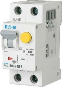 Eaton FI/LS-Kombischalter RCBO 16A 1p+N 30mA in Weiß PXK-B16/1N/003-A - Bild 1