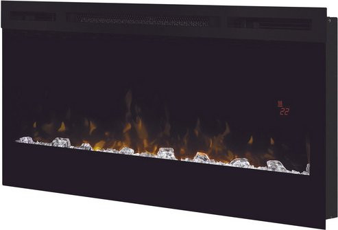 Dimplex Elektrokamin Prism 34 in Schwarz aus Glas und Metall, B/H/T: 110 x 49,4 x 17,9 cm - Bild 1