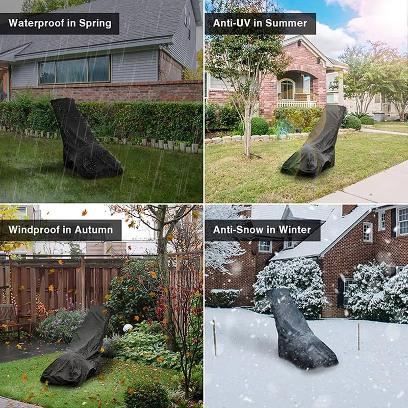 Wasserdichte Oxford Stoff Rasenmäher Abdeckung mit UV-Schutz für Rasenmäher und Schneefräsen - Bild 2