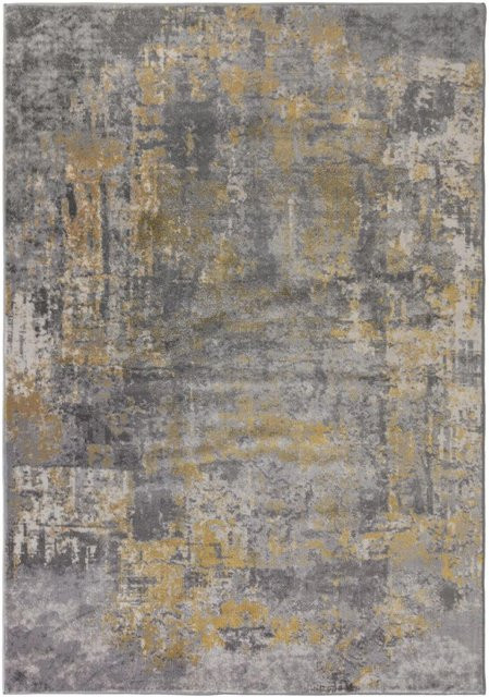 Flair Rugs Kurzflorteppich Wonderlust in Grau-Gelb, B: 120 cm, L: 170 cm - Bild 1