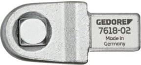 Gedore Einsteckvierkant 1/2" SE 14x18 in Silber aus Chrom-Vanadium - Bild 1