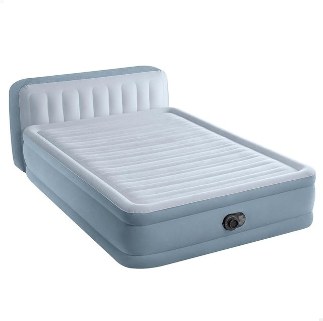 Intex DuraBeam Headboard Queen Luftbett Blau B/T/H: 236 x 152 x 86 cm - Bild 2