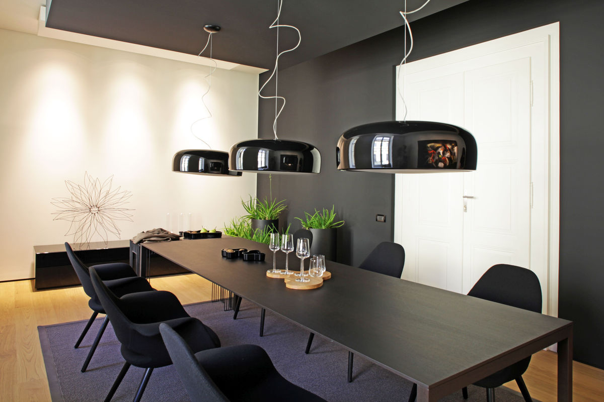 Flos Smithfield S Hängeleuchte in Schwarz aus Aluminium und Methacrylat, dimmbar mit E27 Fassung - Bild 3