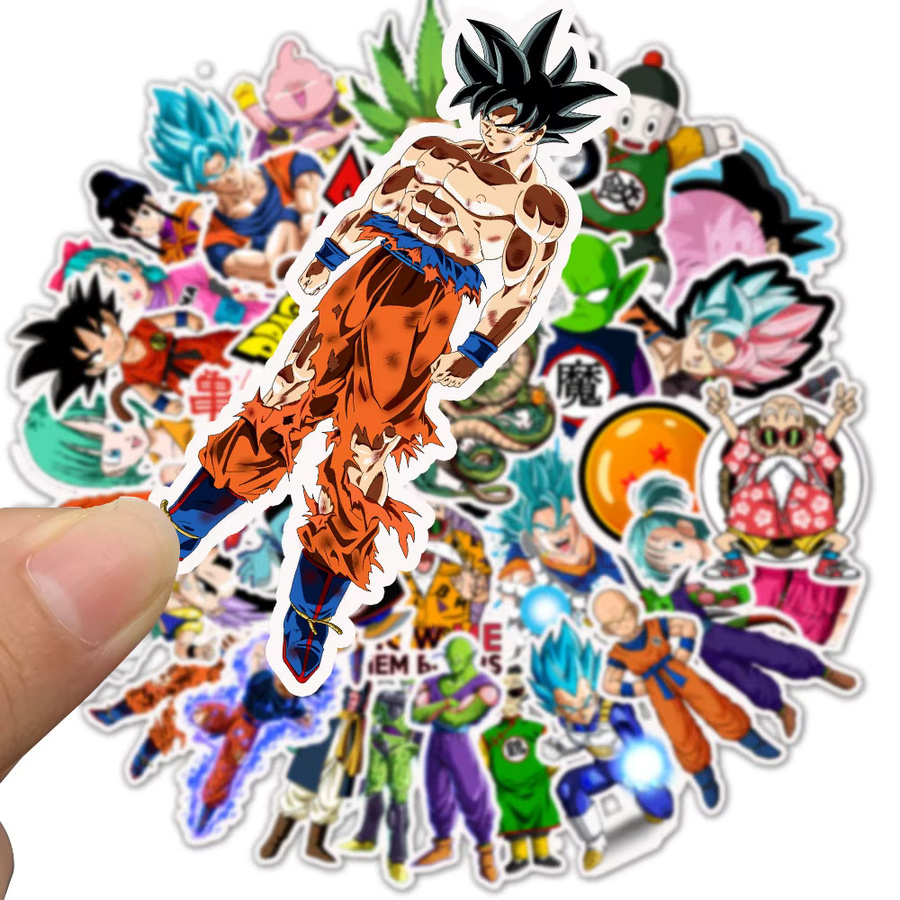 Bandai Dragon Ball, Aufkleber, 50 Stück, bunt - Bild 5