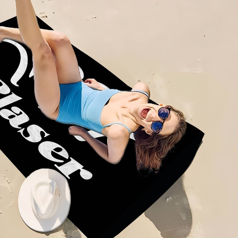 Blaser Logo Mikrofaser Strandtuch für Yoga, Schwimmen und Sport, weich und saugfähig, B/B: 30 x 30 cm - Bild 6
