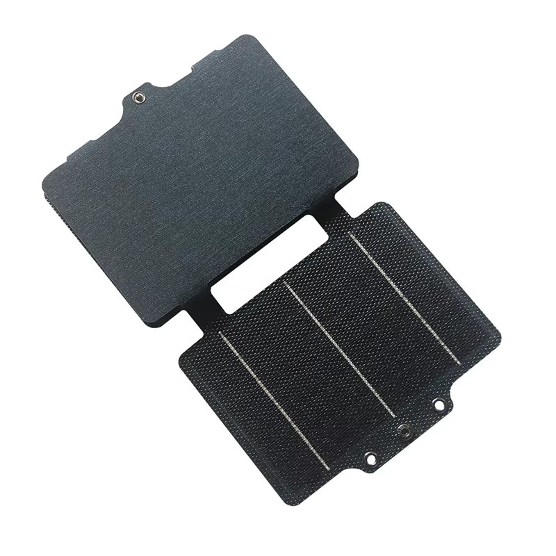 Luxuglow Faltbares Solarpanel 60 W, Tragbare Klappzelle mit USB-C und USB-A, 12 V DC Solar-Ladegerät in Schwarz - Bild 3