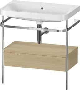 Duravit Möbelwaschtisch-Kombi Happy D.2 Plus in Weiß, B/T: 77,5 x 49 cm - Bild 1