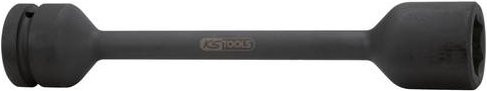 KS Tools Kraft-Steckschlüsseleinsatz 1 Zoll Sechskant-Torsions-Kraftstecknuss XL 27mm Schwarz - Bild 1