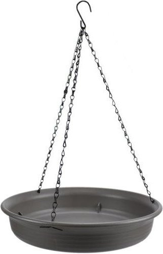 Hängende Kolibri-Bad Metallschale mit rostfreier Kette für langlebige Nutzung - Bild 1
