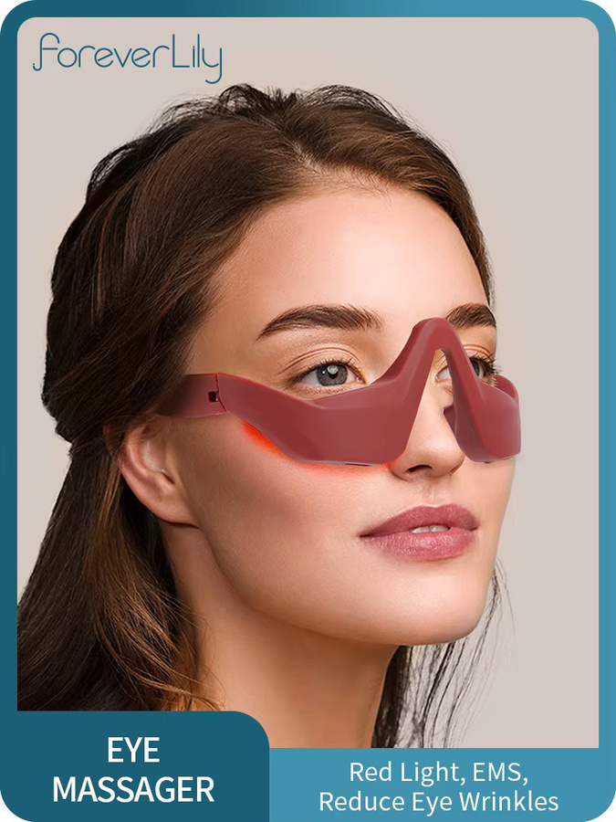 foreverlily Elektrisches 3D Augenmassagegerät mit LED-Licht, Unisex - Bild 5