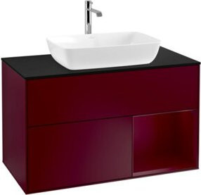 V&B Waschtischunterschrank Finion 100 in Lackausführung, Breite: 100 cm, Tiefe: 50,1 cm, Höhe: 50,1 cm - Bild 1