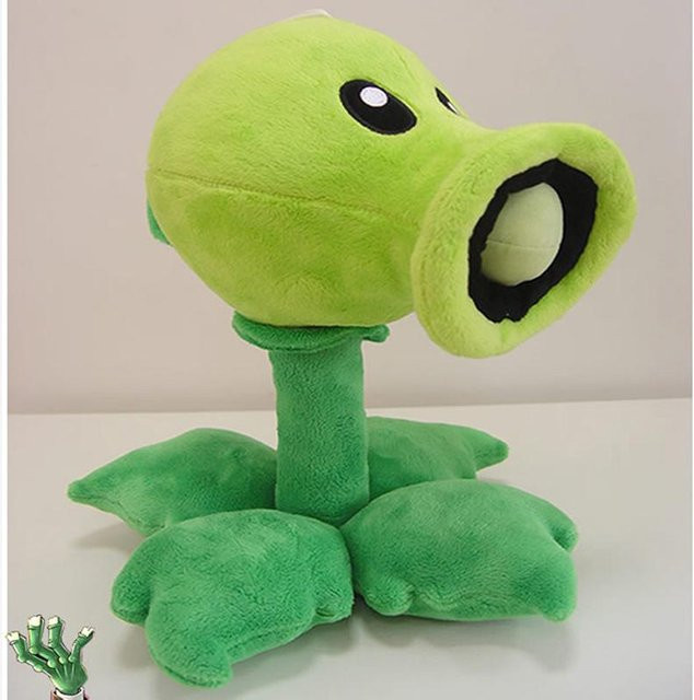 Yiran Health & Beauty Plants Vs Zombies Erbsenschießer Kürbis Sonnenblume, Stofftiere, 30 cm - Bild 1