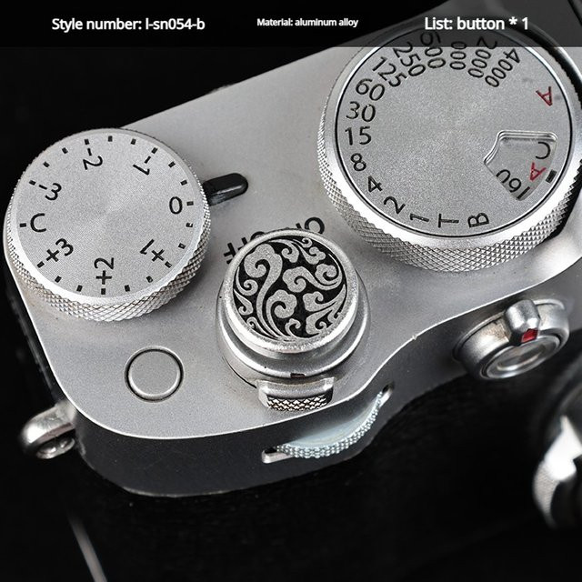 Kamera-Auslöser für Fujifilm XT30 XT5 XM5 XT50 XE5 X100 PixT20 XT10 XS20 und Nikon ZF Z30 ZFC in Silber - Bild 1