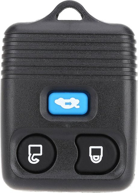 VehicleKit Ersatz-Funkschlüssel mit 3 Tasten, 433 MHz, grau, passend für Ford Transit MK6 2000–2006 und Connect 2000–2007 - Bild 1
