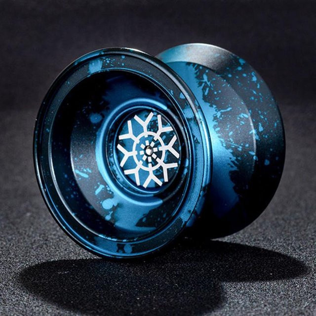 Yiran toy Yoyo Professional Magic, Hochgeschwindigkeits-Unresponsive Spielzeug, Metall, Blau - Bild 1