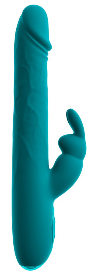 Sweet Smile Rabbitvibrator mit Wiggling-Funktion in Türkis - Bild 3