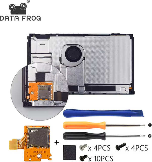 DATA FROG Micro SD Card Slot Reader Board als Ersatzteil für die Nintendo Switch Konsole - Bild 1