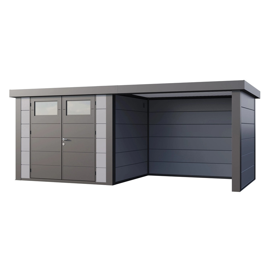 Telluria Gerätehaus Classico in Grau mit Lounge S Rechts B/H/T: 572 x 219 x 258 cm - Bild 2