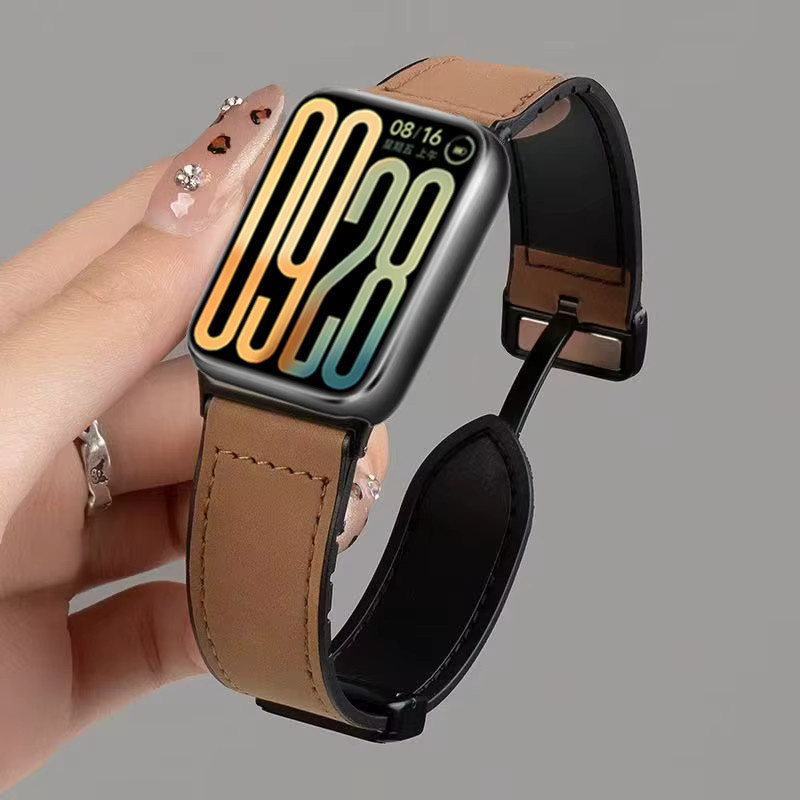 Xiaomi Uhrenarmband Silikon und Leder, magnetische Schnalle - Bild 3