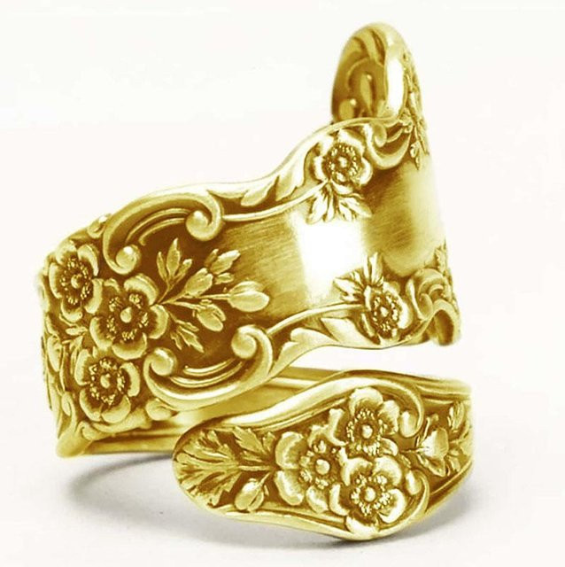 CAOSHI Ring, Kupfer, Gold, Damen - Bild 1