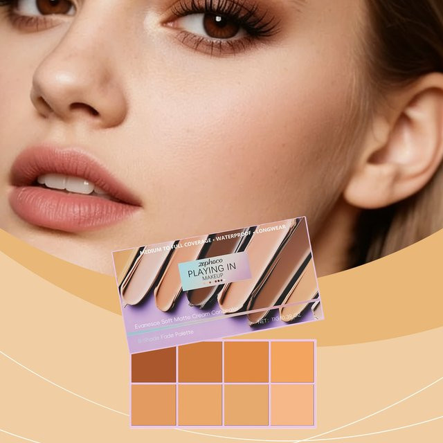 zephoco Concealer Cream, Soft Matte, 8 Farben, Unisex - Bild 1