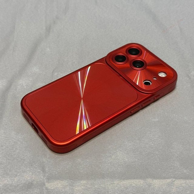 Bling Bling Stoßfeste Weiche Schutzhülle für Apple iPhone in Rot - Bild 1