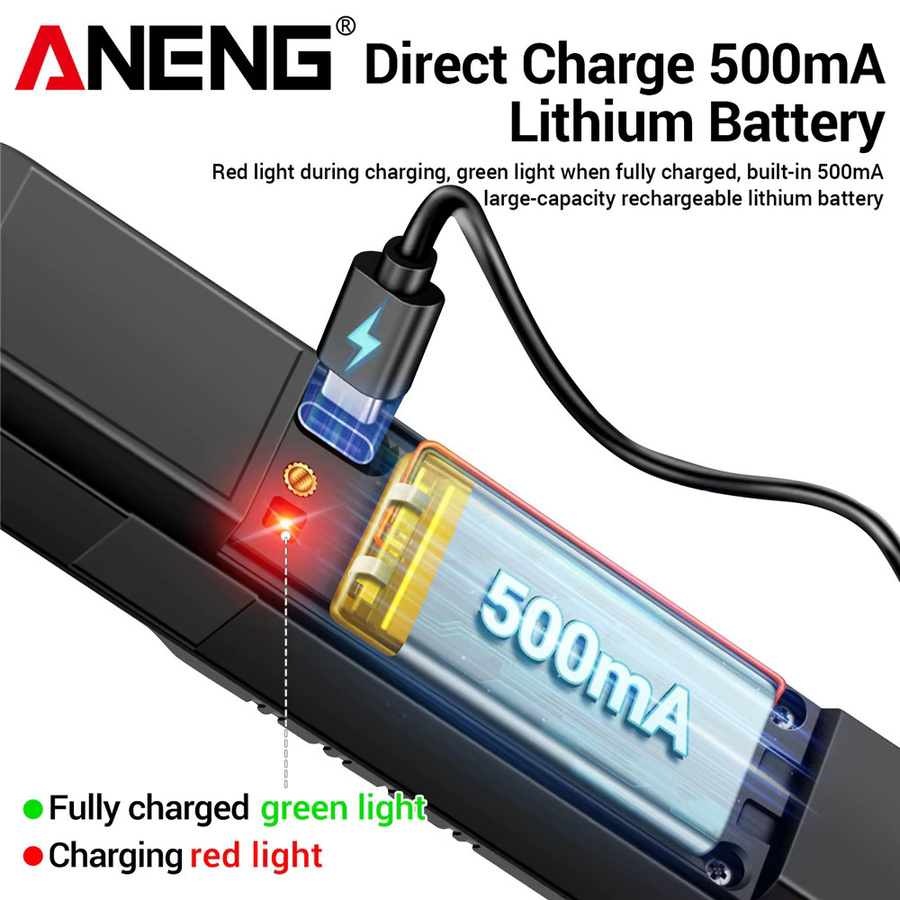 ANENG A3016 Mini Smart Pen Multimeter Digitaler AC/DC Spannungsprüfer mit NCV Induktion und Hintergrundbeleuchtung in Schwarz - Bild 3