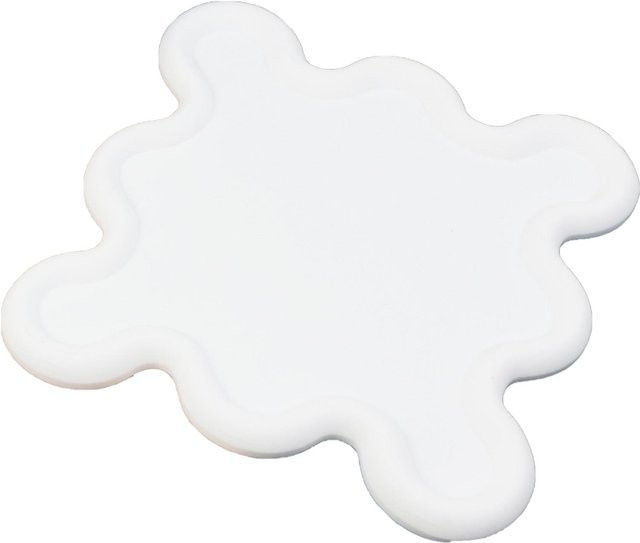 Fishine Untersetzer aus PVC Weichgummi zur Wärmeisolierung in Weiß - Bild 1