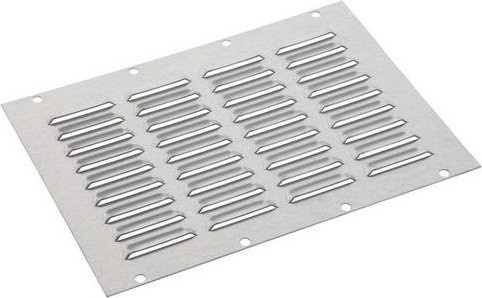 Hager MES-LS04 Lüftungsschlitzflansch aus Metall in Grau, Breite: 298 cm, Tiefe: 200 cm, IP20 - Bild 1