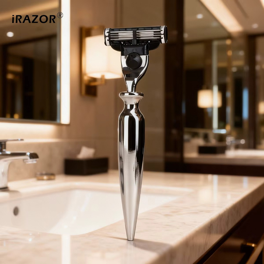 iRAZOR Mach 3 Herren-Handrasierer, silver - Bild 2