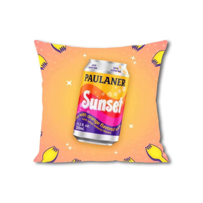 Paulaner Spezi Kissenbezug Multicolor, weicher und bequemer doppelseitiger Druck für Sofa, Auto oder Büro - Bild 7