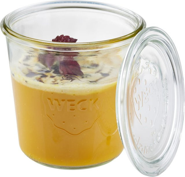 APS Weck-Glas mit Deckel, transparent, 580 ml, Durchmesser: 11 cm, Höhe: 11 cm - Bild 1